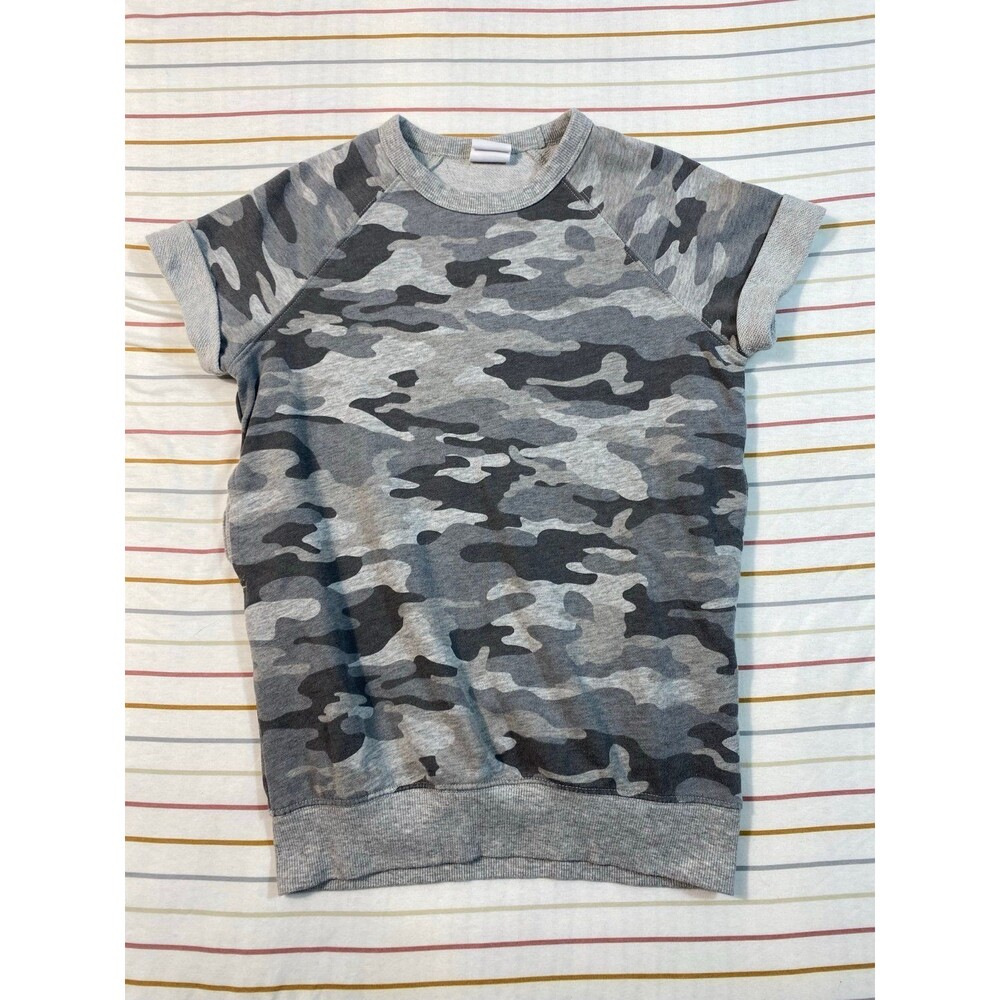 GAP Kids Camo Short Sleeve Sweatshirt Dress XS (4–5 Years)